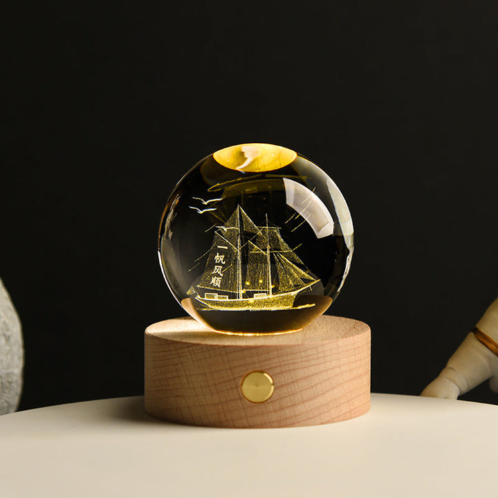 Galaxy Crystal Ball Lamp | Stornfield