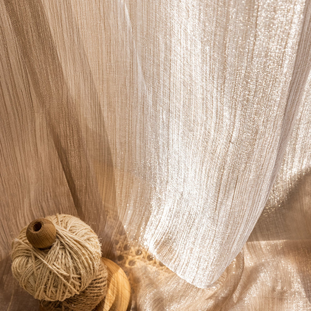 Transparent Linen Curtains, Light and Modern for Living Room | Stornfield