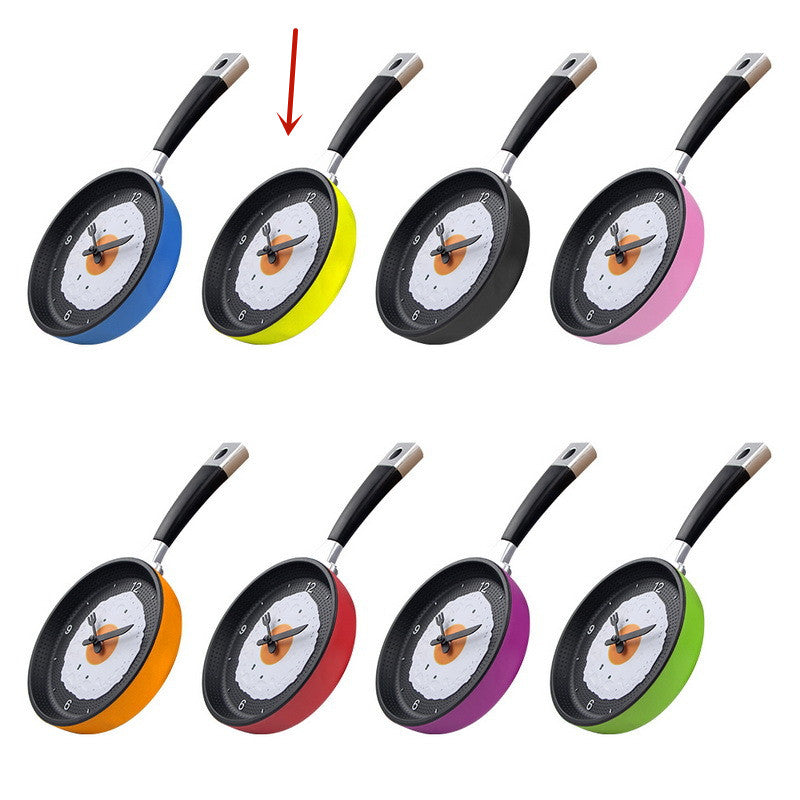 Stornfield | Fried Egg Pan Clock Silent Clock Wall Clock