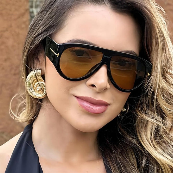Stornfield Oversized UV400 Aviator Sunglasses