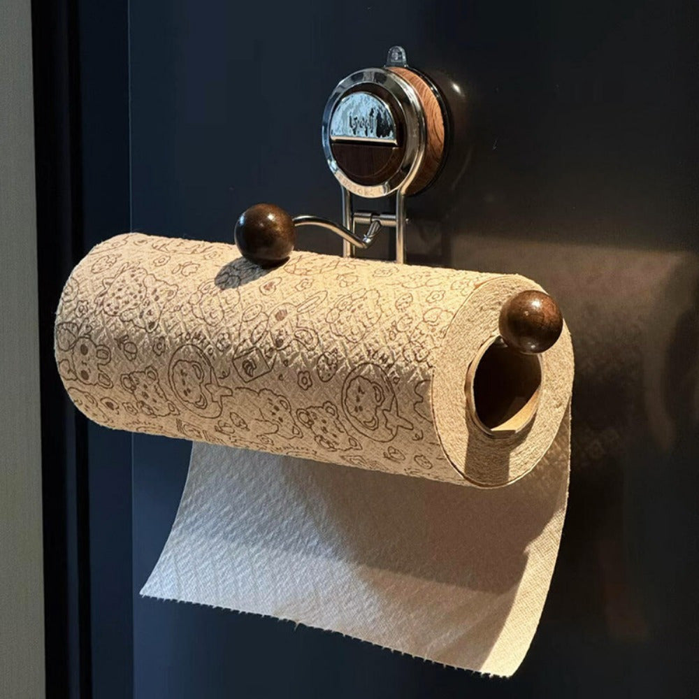 KeukenGrip Roll holder stainless steel paper towel holder with suction cup | Stornfield