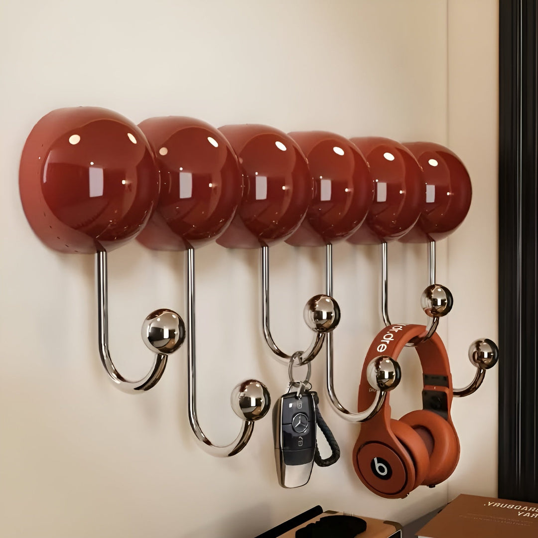 Shower hooks with suction cup – Strong hold without drilling | Perfect for bath and shower | Stornfield