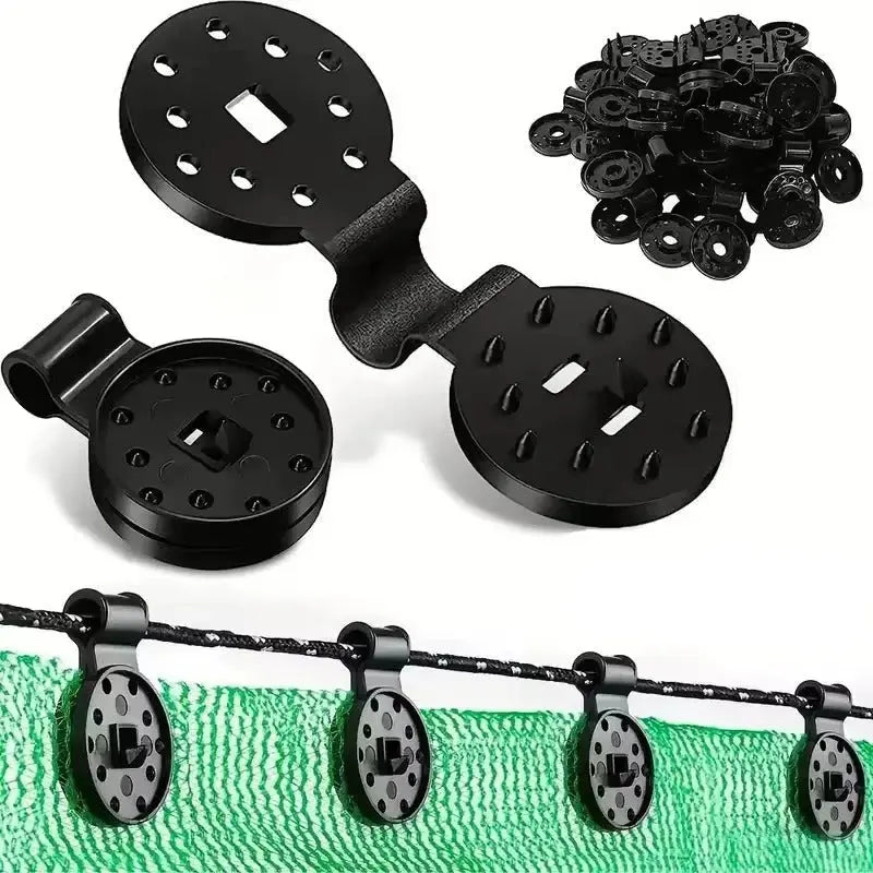 GardenGrip Pro Clips — Never again wobbly nets thanks to secure hold in any weather! | Stornfield