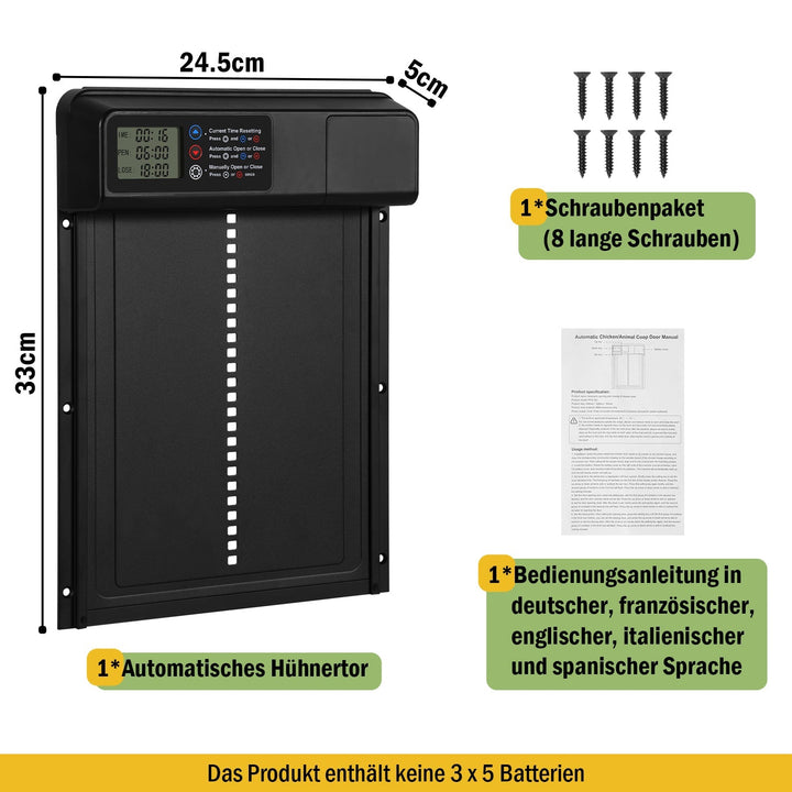 Chicken flap automatic timer | Stornfield