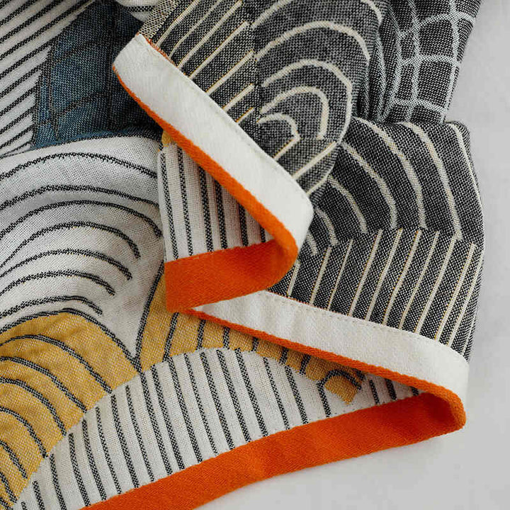 Shell Print Jacquard Cotton Bath Towel 70x140cm | Stornfield