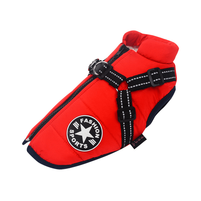 Winter Dog Jacket with Harness | Stornfield