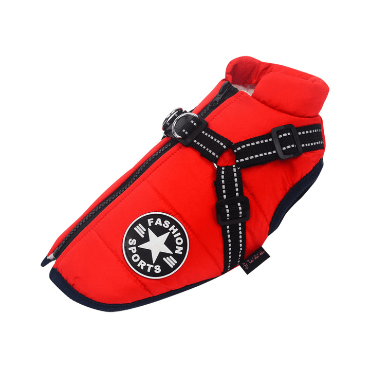 Winter Dog Jacket with Harness | Stornfield