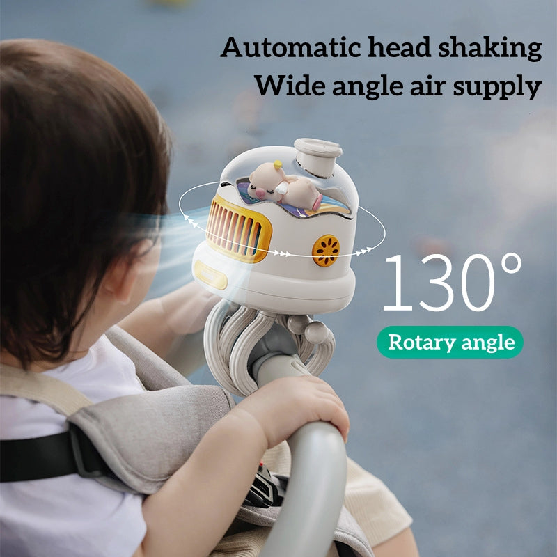 USB Rechargeable Portable Mosquito Repellent Stroller Fan | Stornfield