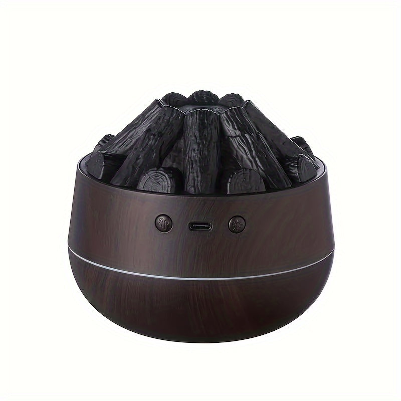 Stornfield | Fire Diffuser - Simulated Charcoal Mini Air Humidifier with Realistic Flame Effect