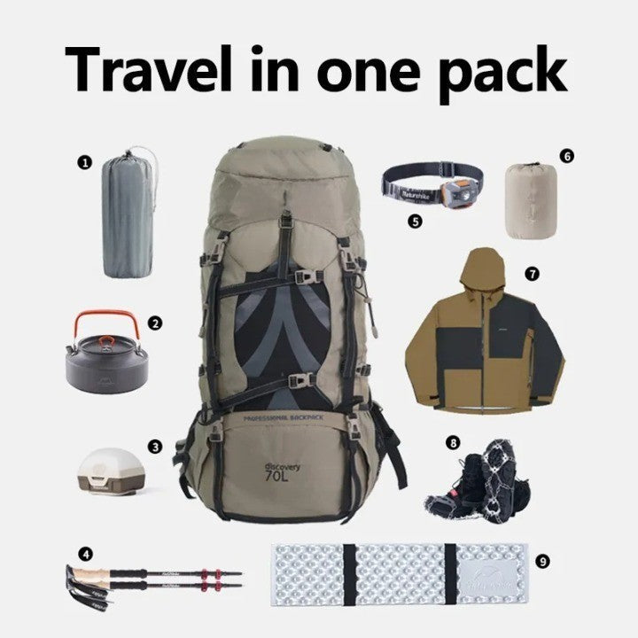 Outdoor Path Camping Large-Capacity Hiker Backpack | Stornfield