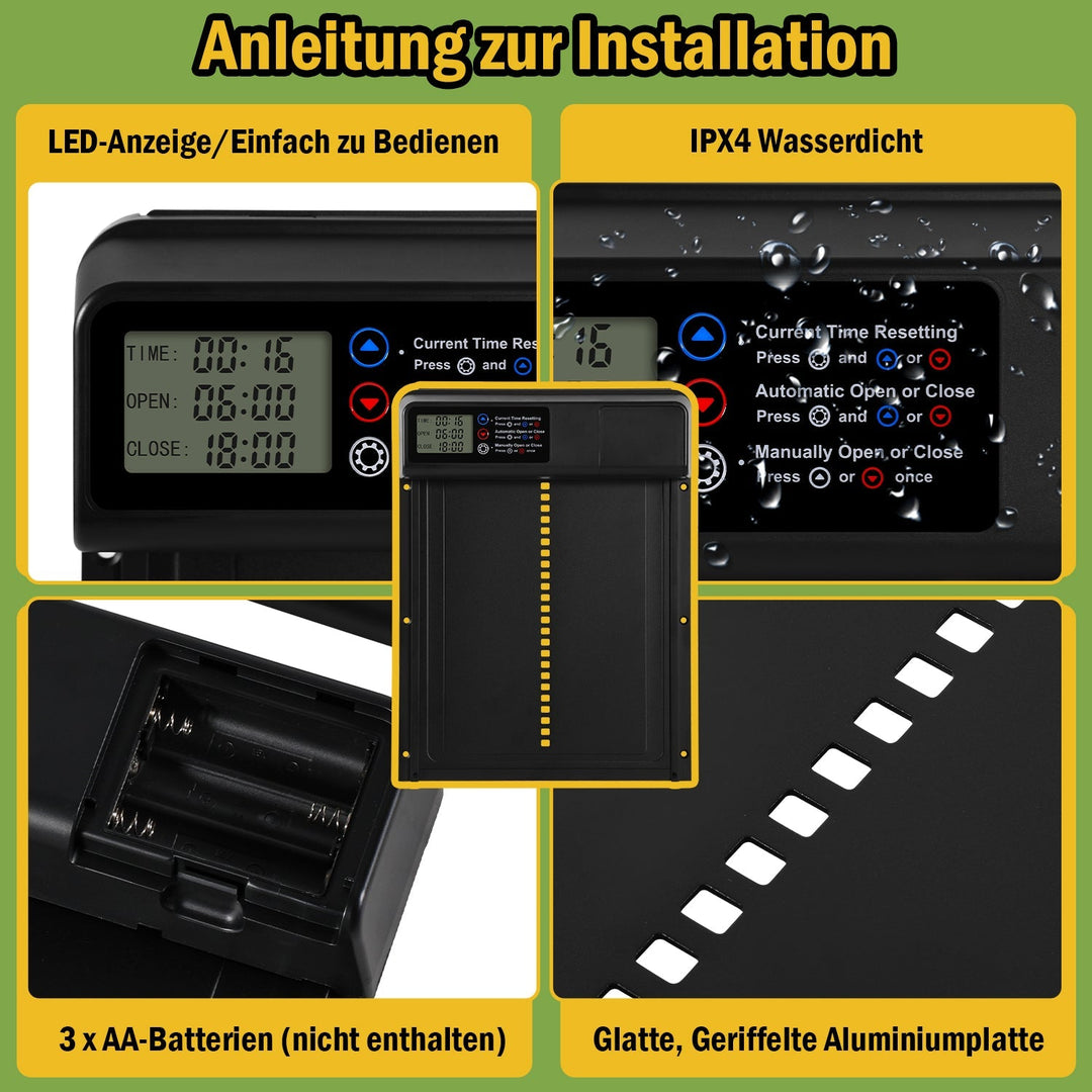 Chicken flap automatic timer | Stornfield