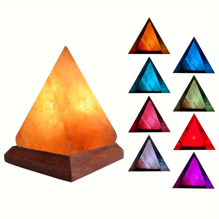 Stornfield | Salt Lamp - Handcrafted Himalayan Salt Lamp with 8 Color Changing LED, USB Powered