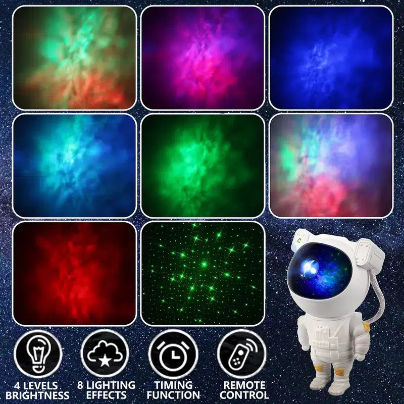 Stornfield | Astronaut Galaxy Projector Multiple Modes Galaxy Night Light with Remote