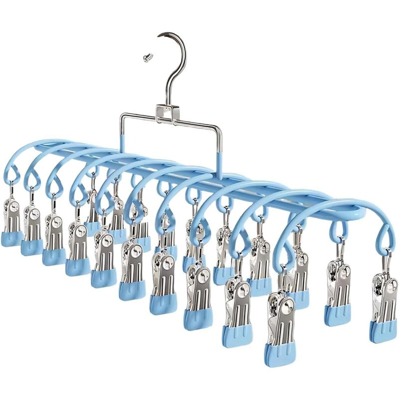 Compact 20-Clip Drying Rack Stornfield