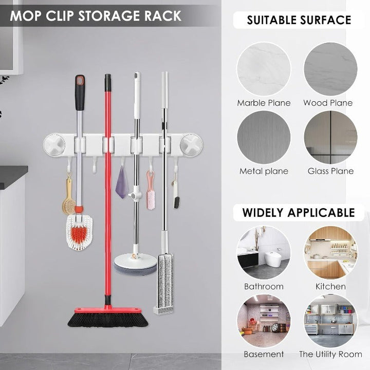 Vacuum Mop Holder Rack Stornfield