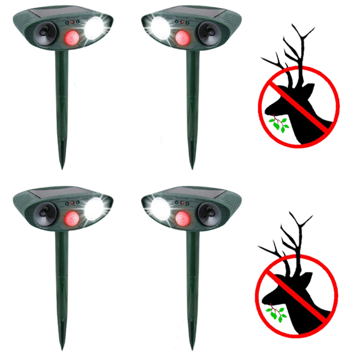 Stornfield | Solar-Powered Ultrasonic Deer Repeller - Effective Deer Deterrent for Gardens & Yards in 48 Hours
