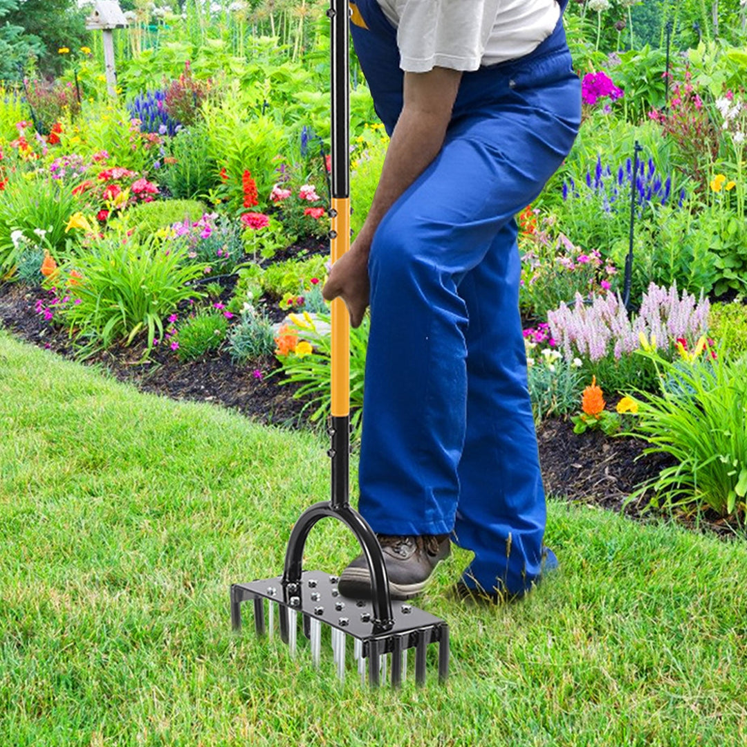 Lawn aerator aerifier verticutter for compacted soils | Stornfield