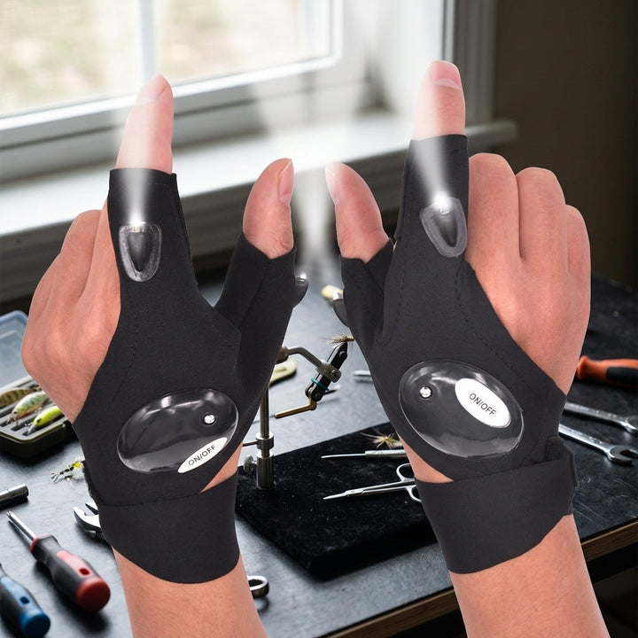 Fingerless Glove LED Flashlight | Stornfield