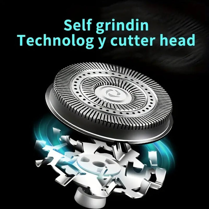 Stornfield | Mini Electric Razor — Portable waterproof grooming device with 15 blades