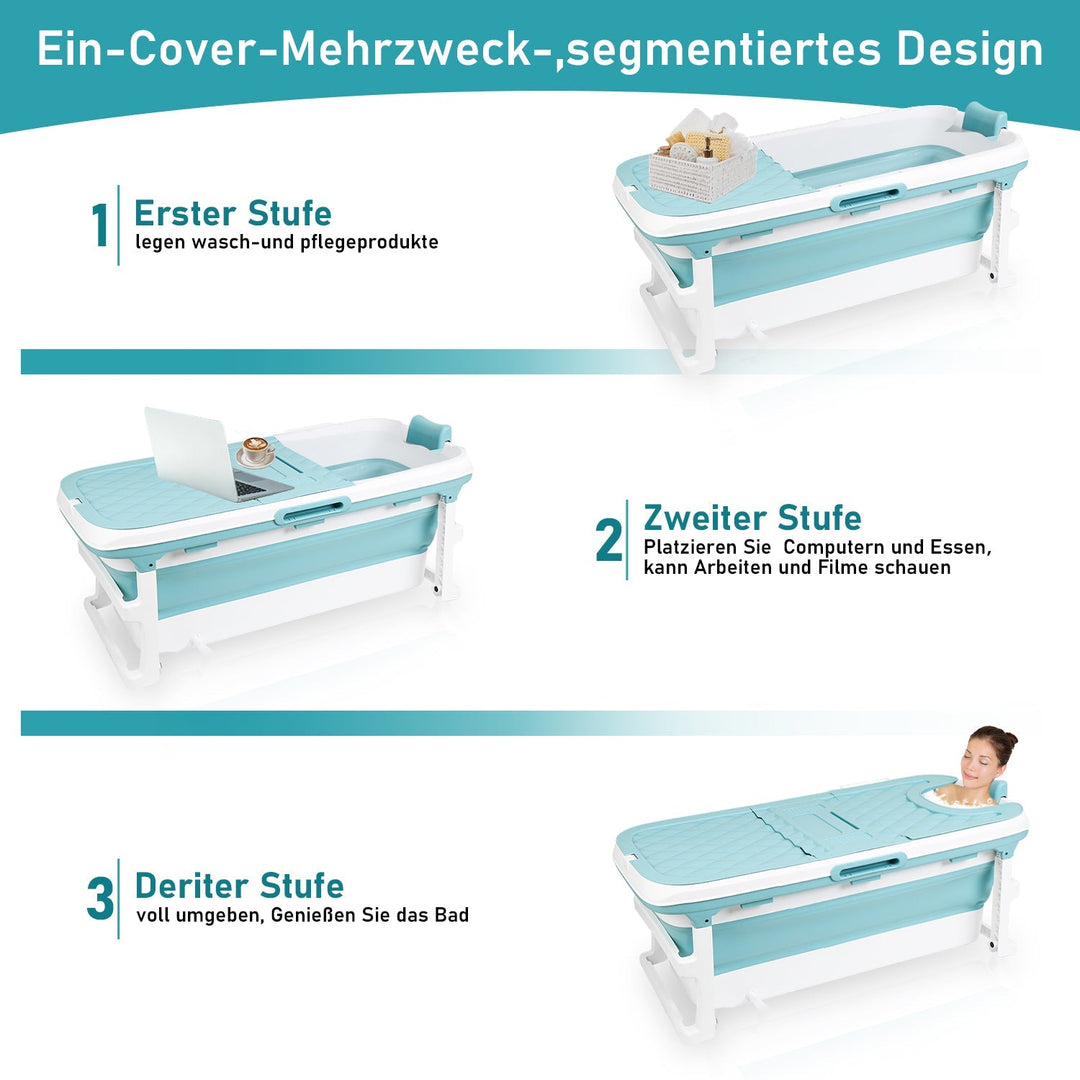 Foldable Bathtub with Cover | Stornfield