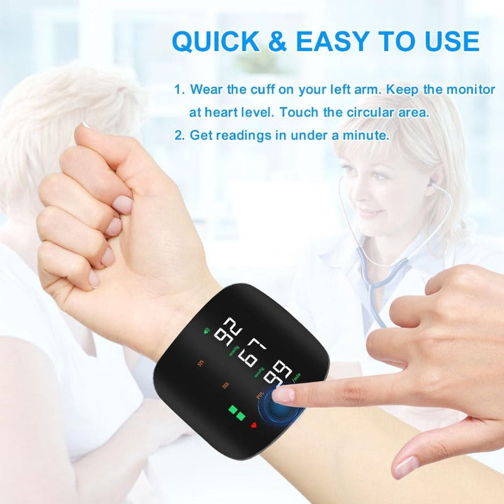 Stornfield USB-C Rechargeable Wrist Blood Pressure Monitor