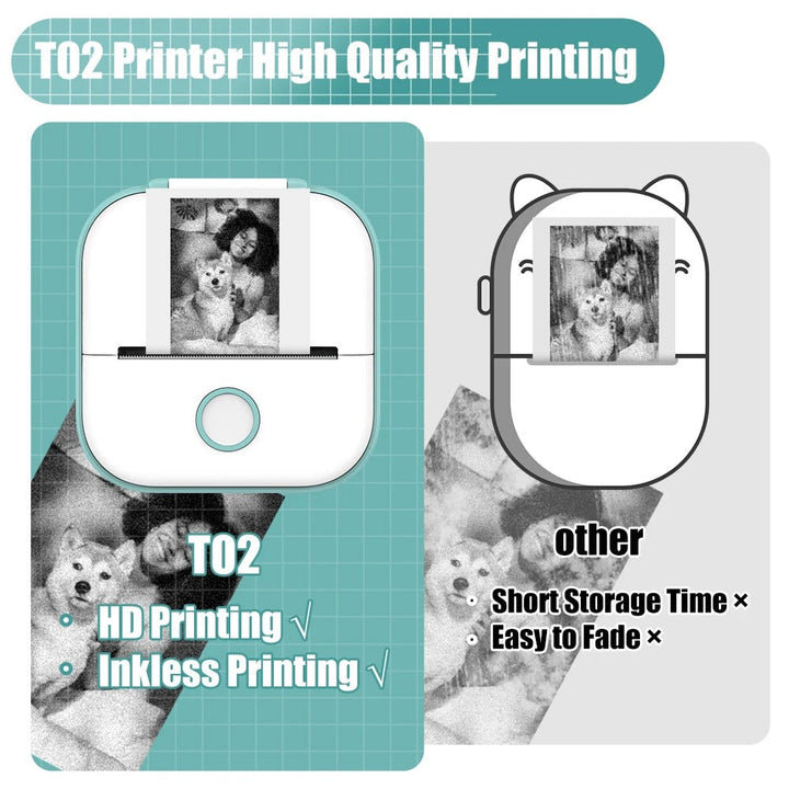 PocketPrint Mini – PortaStornfielde Thermal Photo Printer without Ink | Stornfield