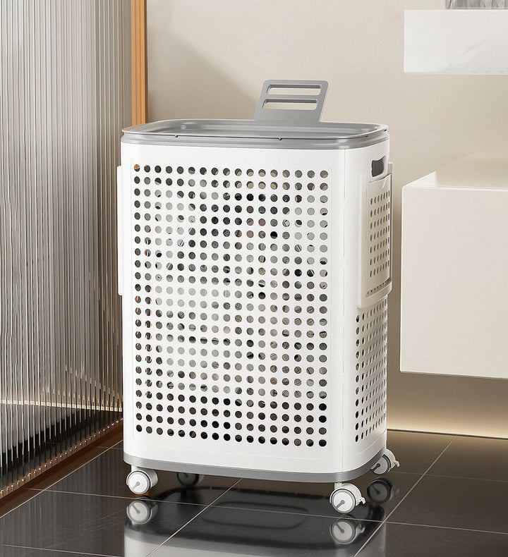 GlideEase Laundry Bin — Effortless laundry carrying without back pain for tidy, fresh clothes | Stornfield