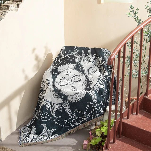 Stornfield | Abstract Woven Wall Hanging Blanket