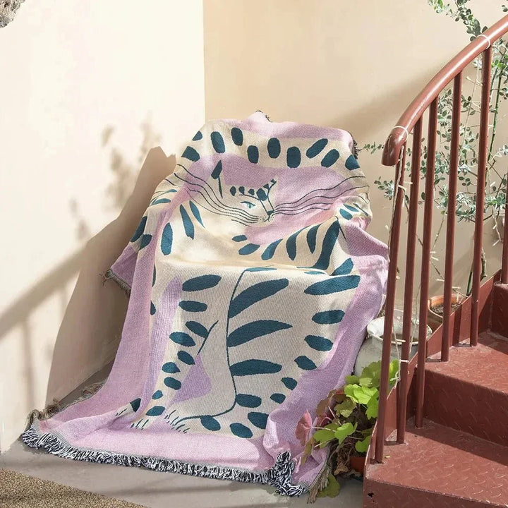 Stornfield | Abstract Woven Wall Hanging Blanket