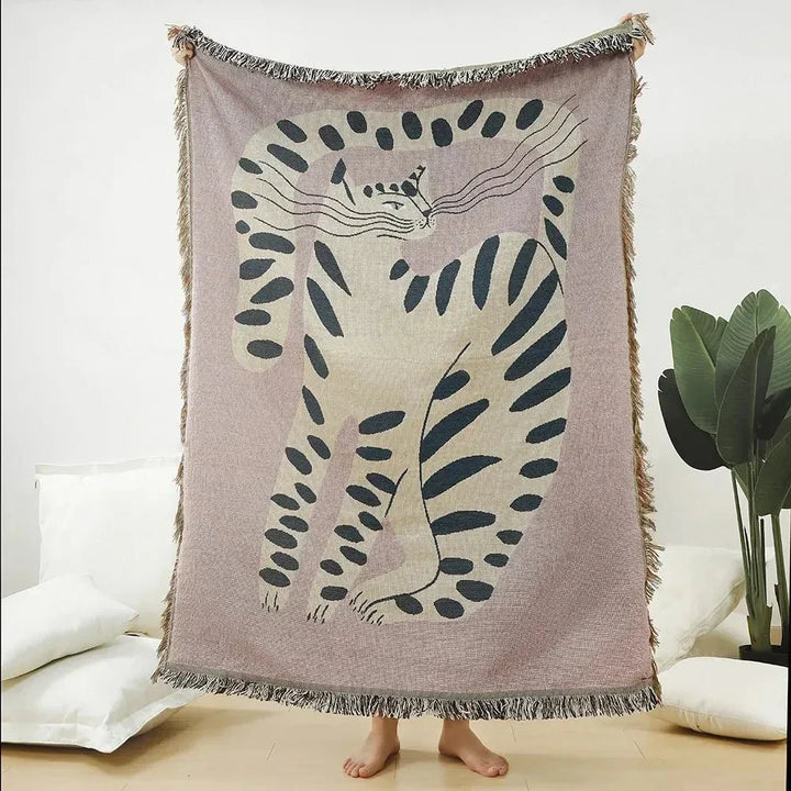 Stornfield | Abstract Woven Wall Hanging Blanket