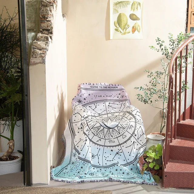 Stornfield | Abstract Woven Wall Hanging Blanket