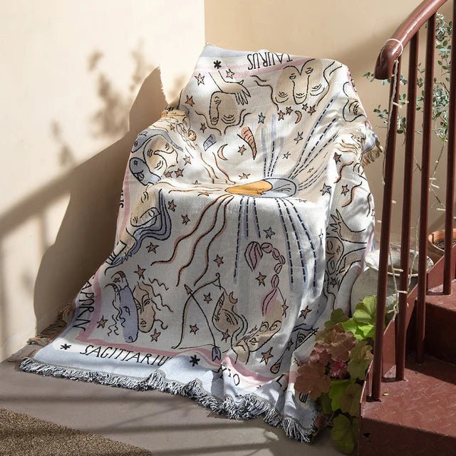Stornfield | Abstract Woven Wall Hanging Blanket