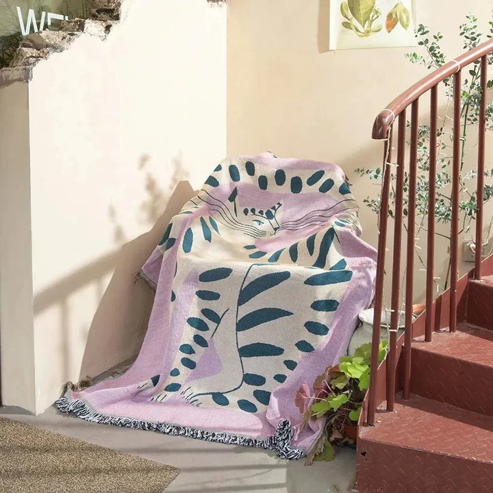 Stornfield | Abstract Woven Wall Hanging Blanket