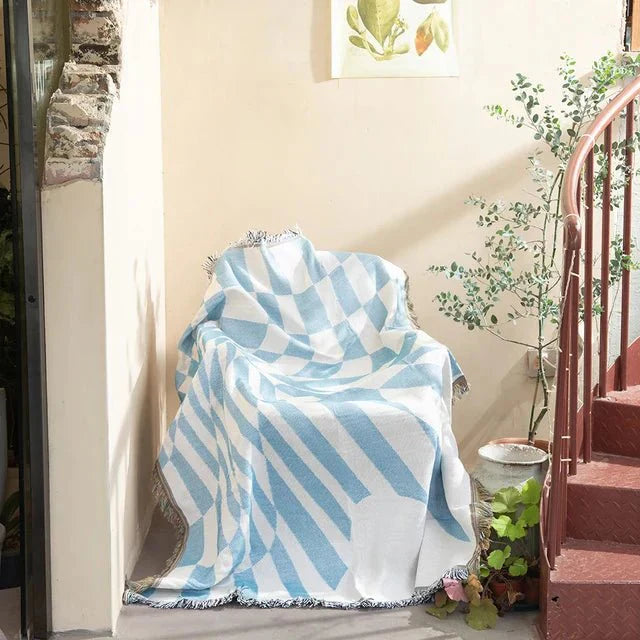 Stornfield | Abstract Woven Wall Hanging Blanket