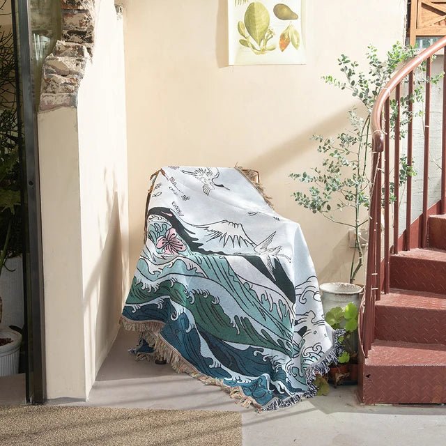 Stornfield | Abstract Woven Wall Hanging Blanket