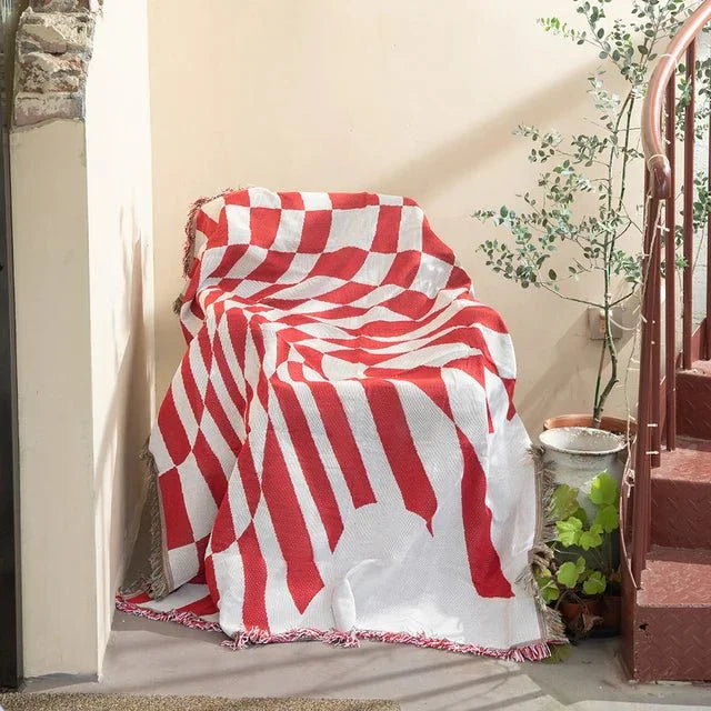 Stornfield | Abstract Woven Wall Hanging Blanket