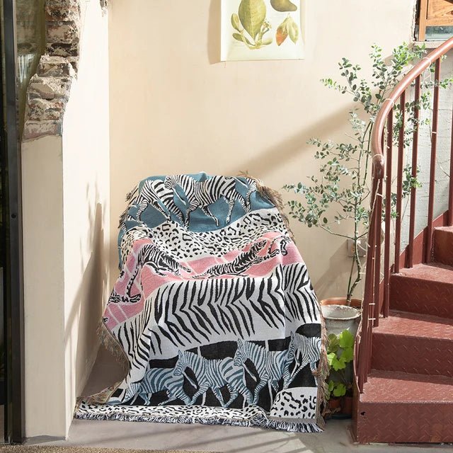 Stornfield | Abstract Woven Wall Hanging Blanket