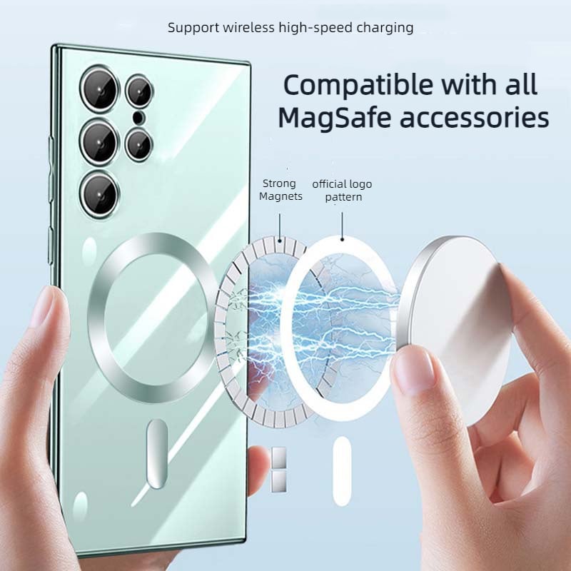 Stornfield | Luxury Transparent Magnetic Cover for Samsung