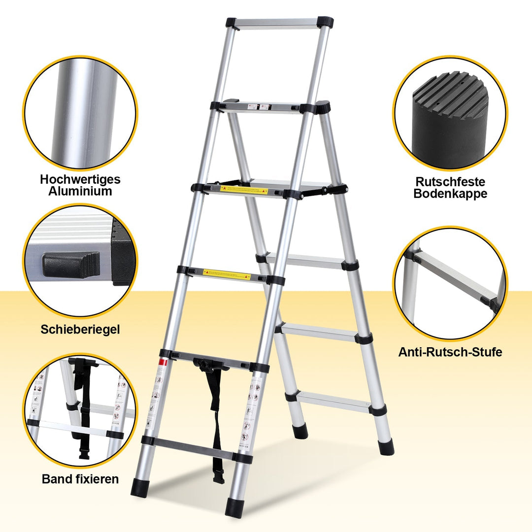 Telescoping ladder Folding ladder A-frame | Stornfield