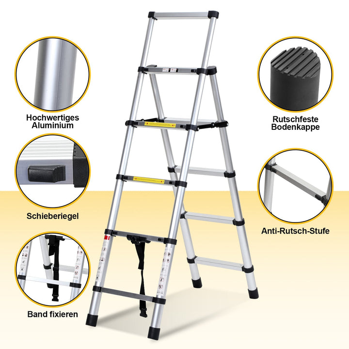 Telescoping ladder Folding ladder A-frame | Stornfield