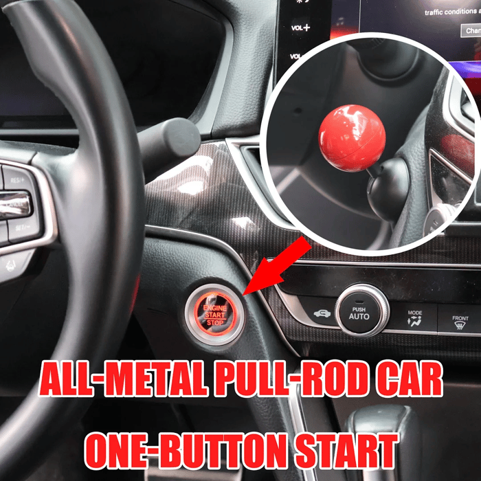 Auto Motor Start Stop Button Joystick Full Metal Ball-Bar | Stornfield