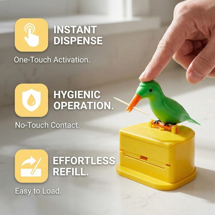 Stornfield Automatic Bird Toothpick Dispenser