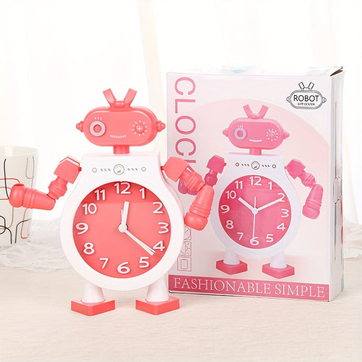 Fun Cartoon Robot Alarm Clock with Sleep Timer for Kids | Stornfield