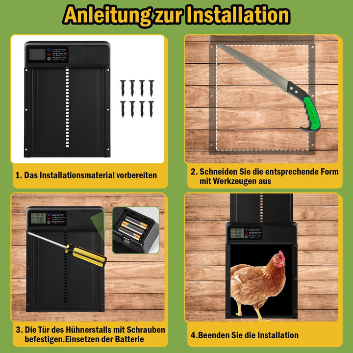 Chicken flap automatic timer | Stornfield