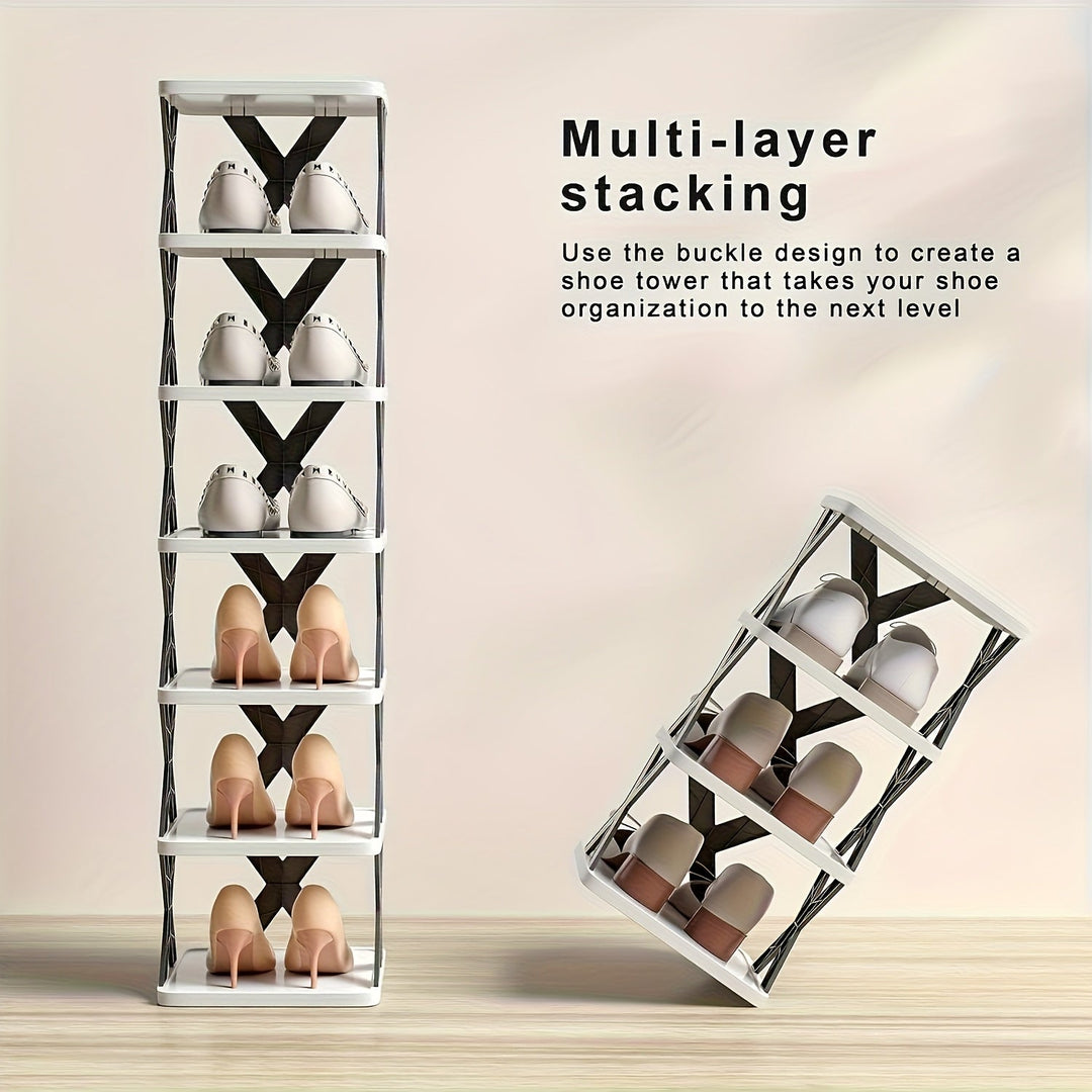 Narrow Shoe Rack Tower | Stornfield