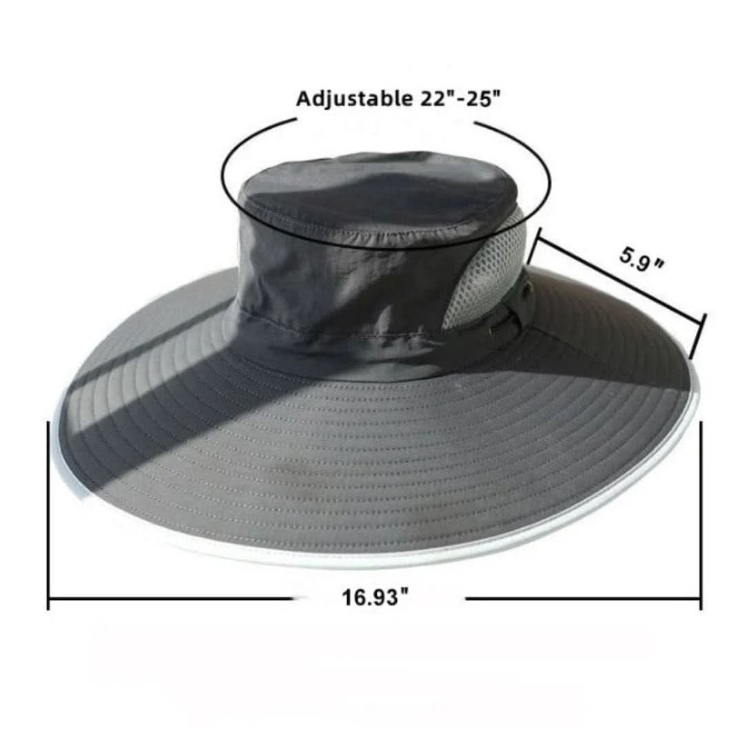 Solar Fan Fisherman's Hat - Solar Energy & USB Charging | Stornfield