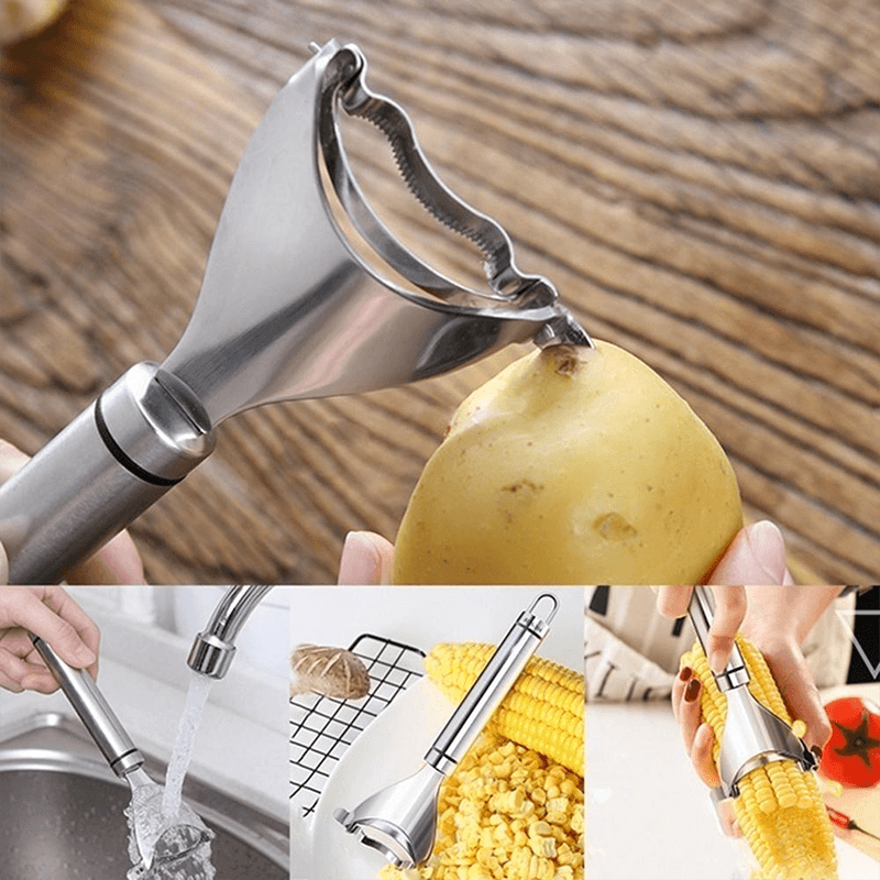 Stainless Steel Corn Peeler For Corn On The Cob | Stornfield