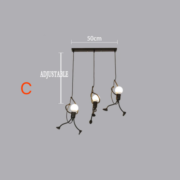 Stornfield | Retro Iron Man Pendant Light
