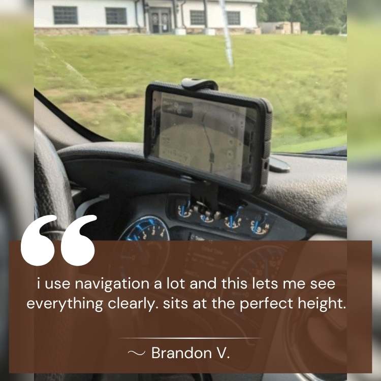 Stornfield | Adjustable Car Phone Holder | Anti-Slip Grip & Durable ABS for Safe Navigation and Hands-Free Calls