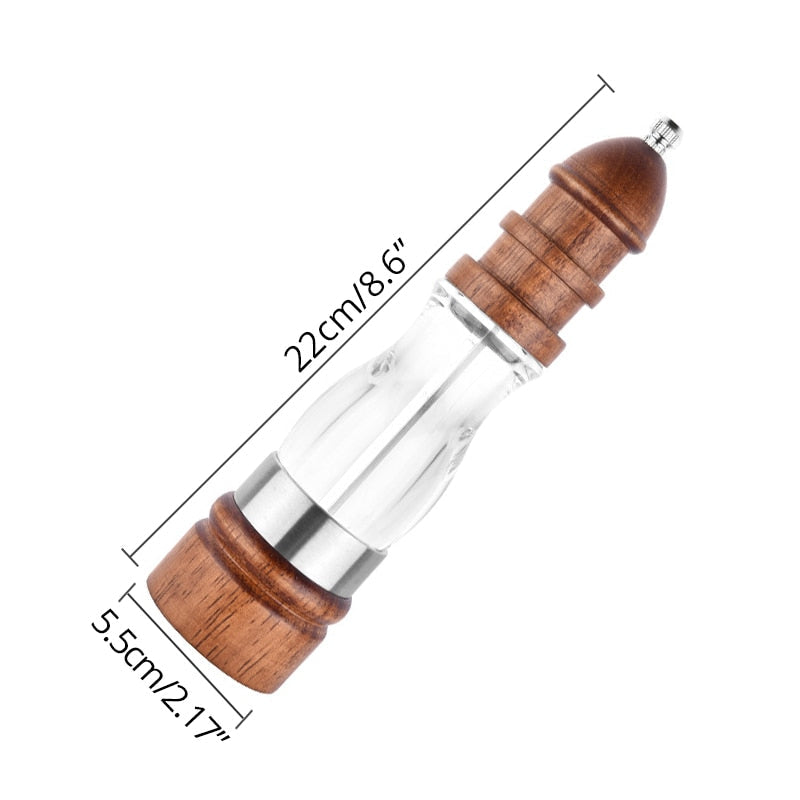 Adjustable Coarseness Wooden Salt and Pepper Grinder Set Wood Mills | Stornfield